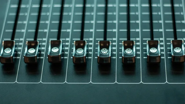 fader, volume control, audio mixer, console, control panel, mixing console, studio mixer, music, sound, audio, device, closeup. How to check radio advertising quotes for extra charges