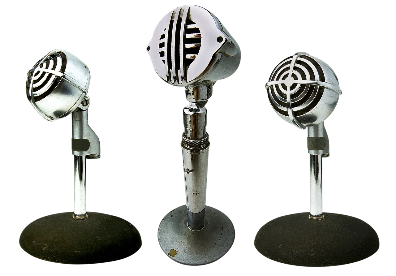 microphones, radio, sound, reportage, broadcast, vintage, retro, nostalgia, design, old, history, style, radio, radio, radio, radio, radio