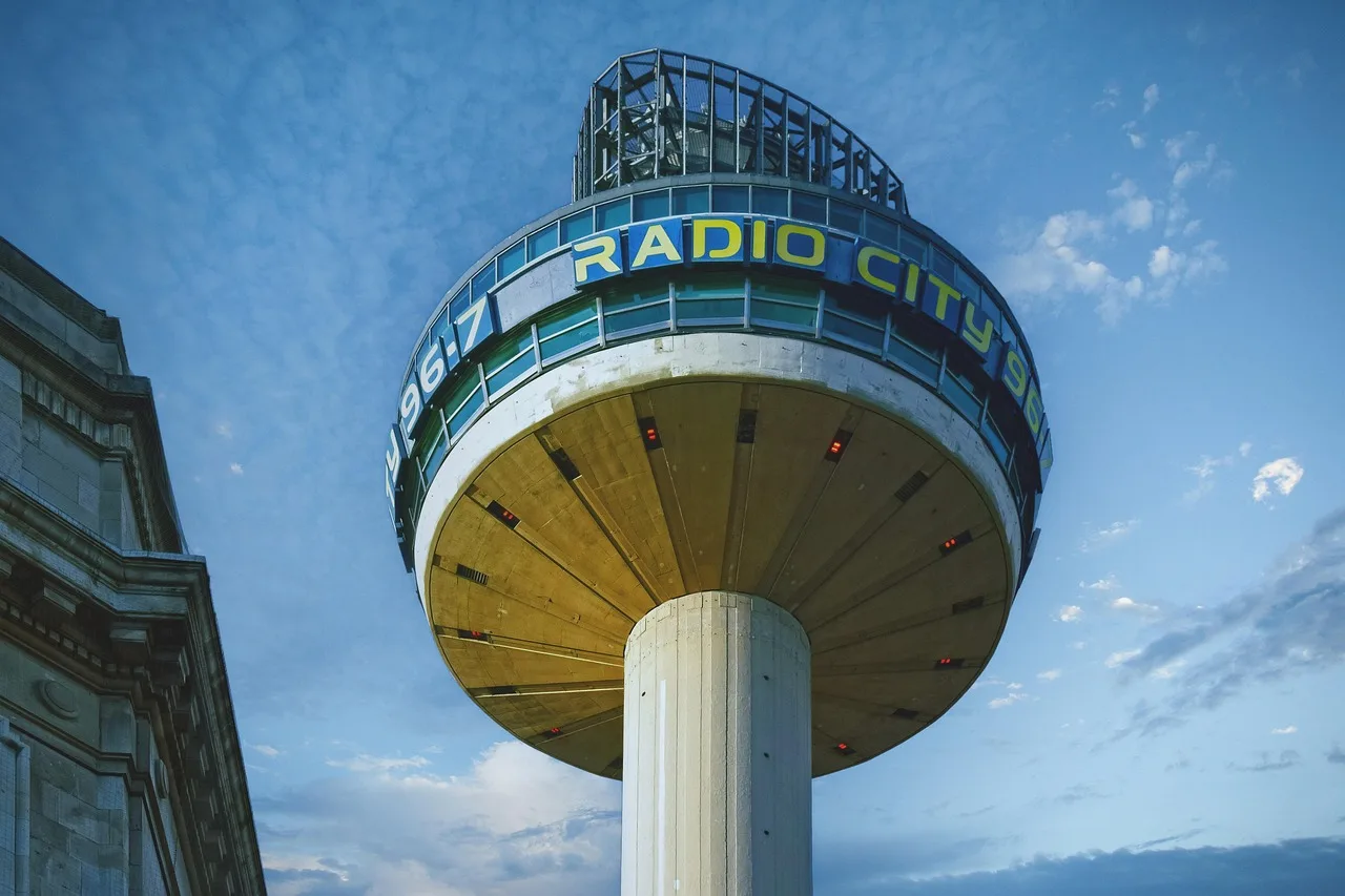 radio city tower, tower, architecture, radio station, landmark, liverpool, england, uk